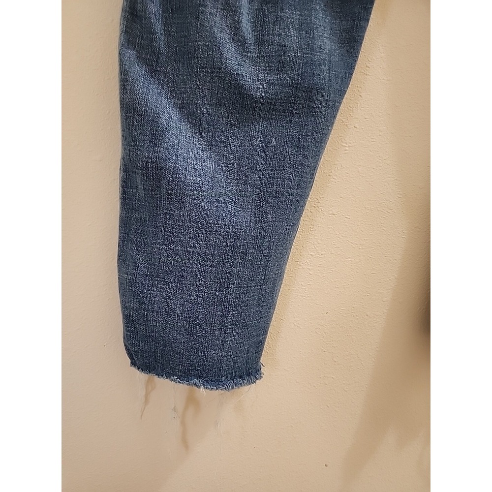 Pistola Distressed Denim Jeans Pants Skinny Stretch Frayed Hem Size 18W - Picture 15 of 16